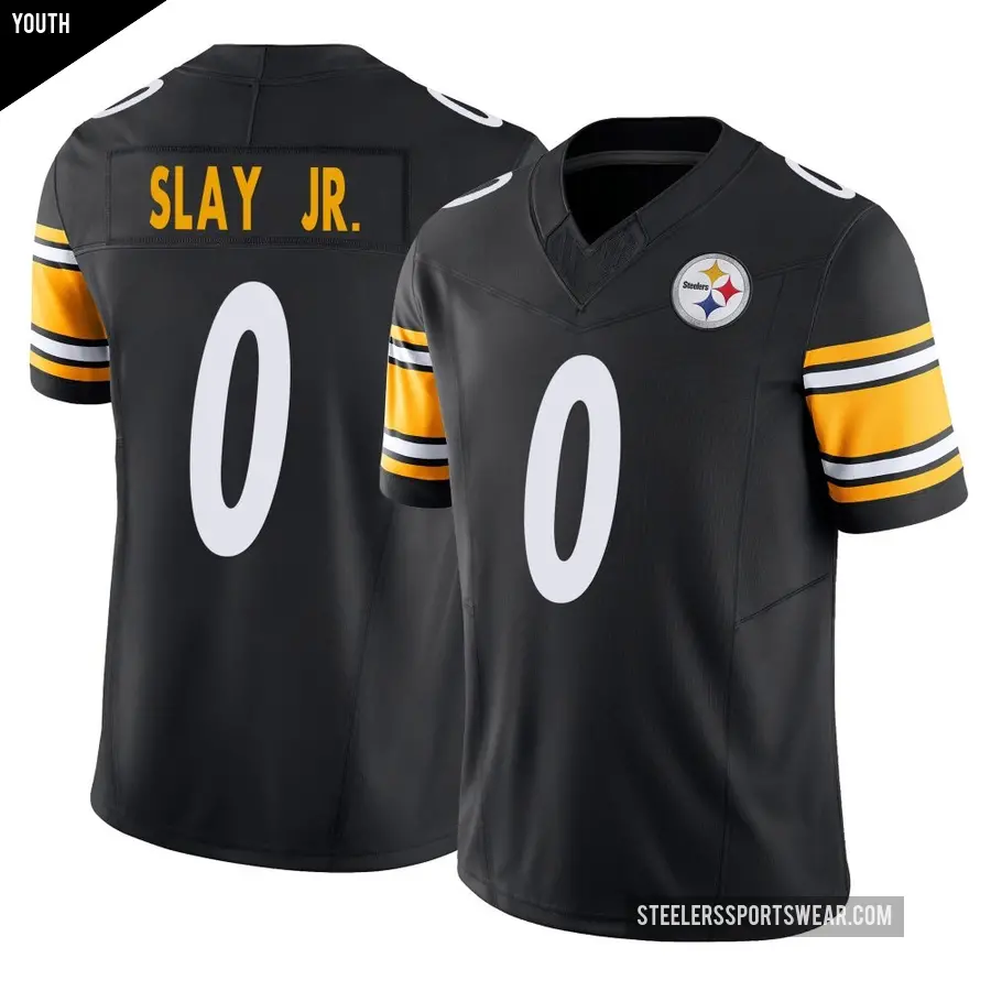Youth Pittsburgh Steelers ＃0 Darius Slay Jr. Black Limited Vapor F.U.S.E. Jersey